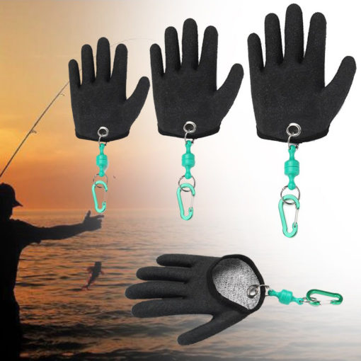 Quick Release Magnetic Fishing Gloves